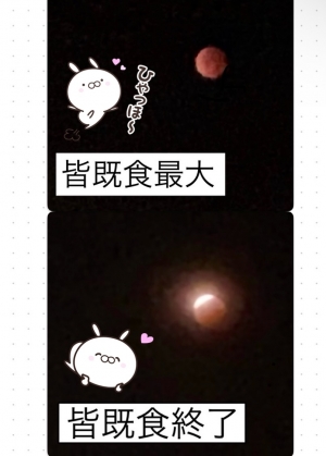 広島県広島市中区薬研堀のセクキャバ FORTUNEの写メ日記　皆既月食ー✨画像